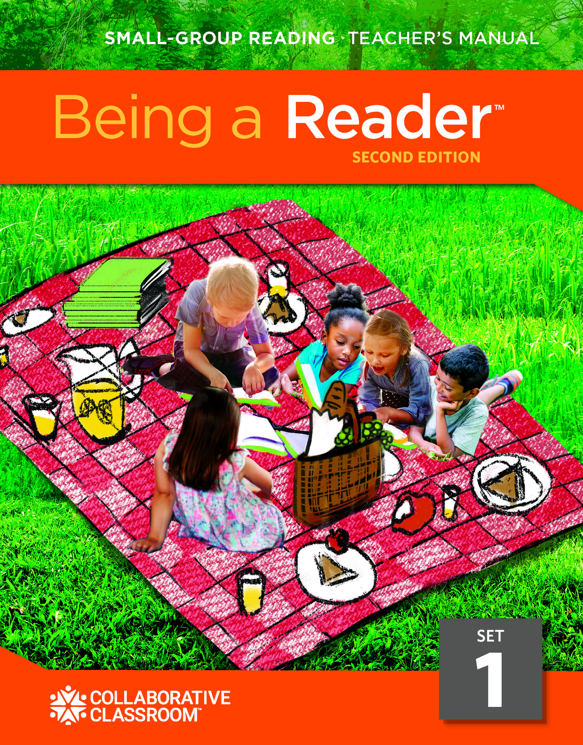 Being a Reader teacher and student materials book covers