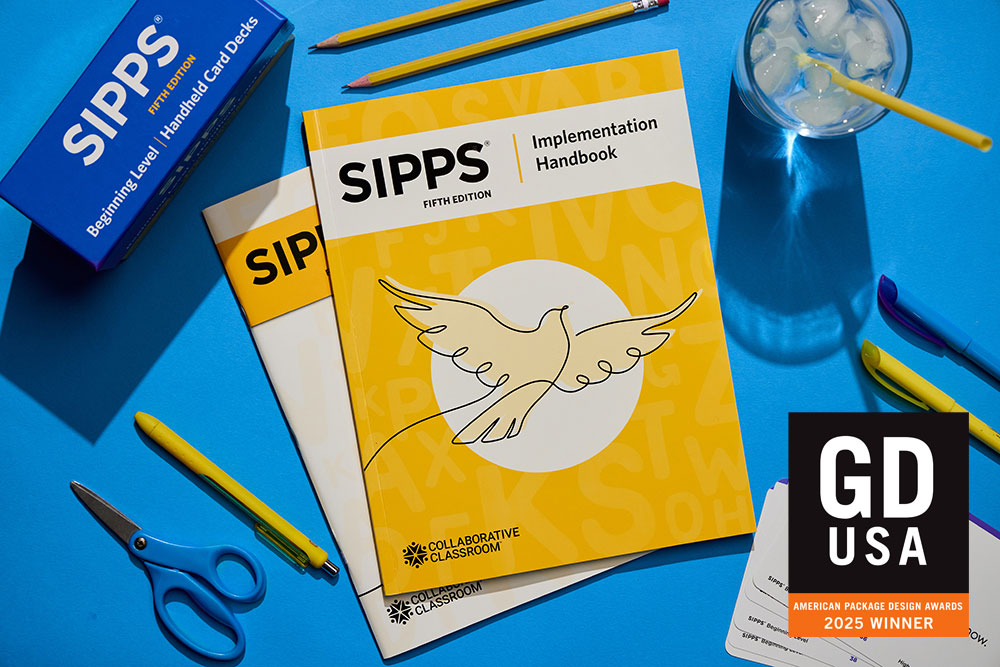 SIPPS product lifestyle image showing packaging design award indecia