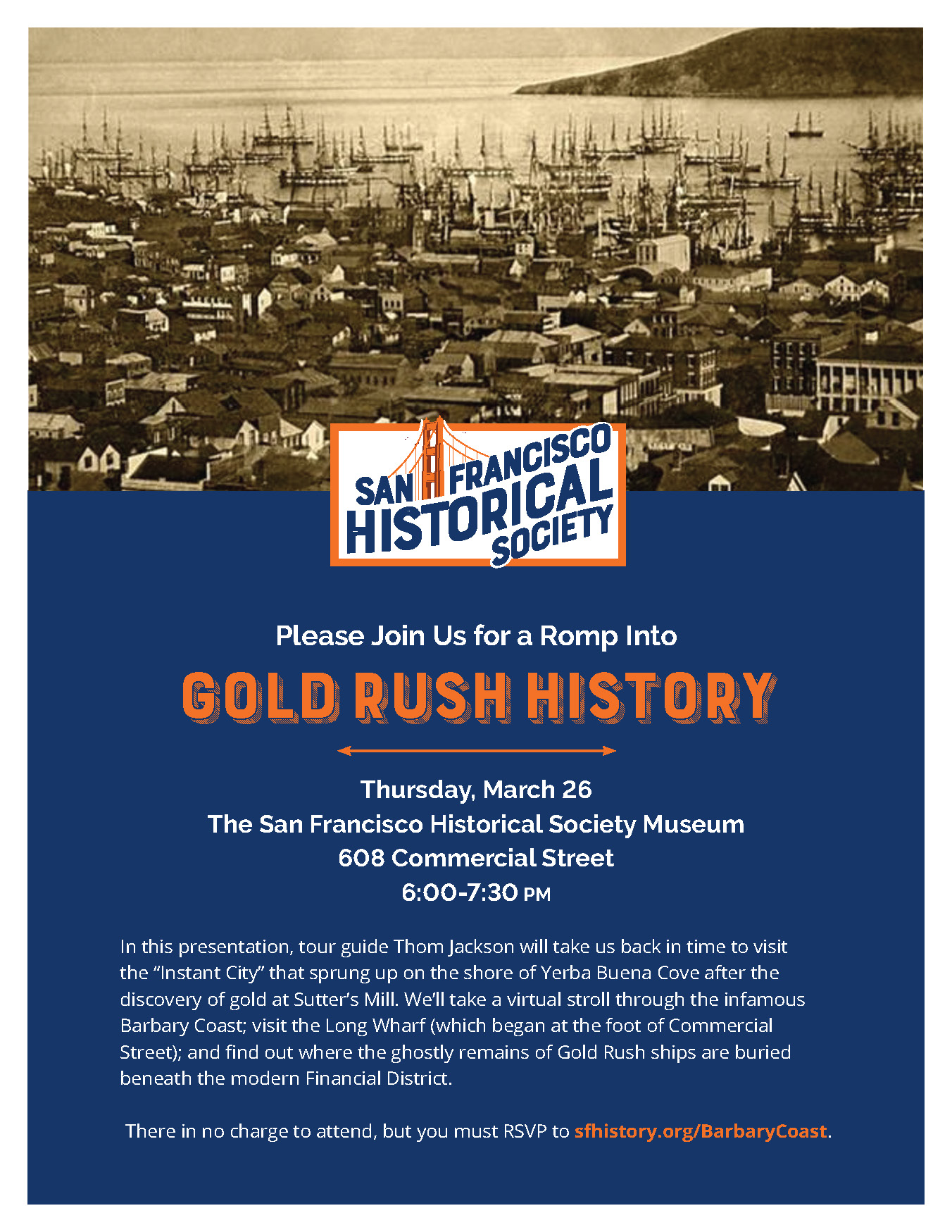 Gold Rush history exhibit signage and collateral