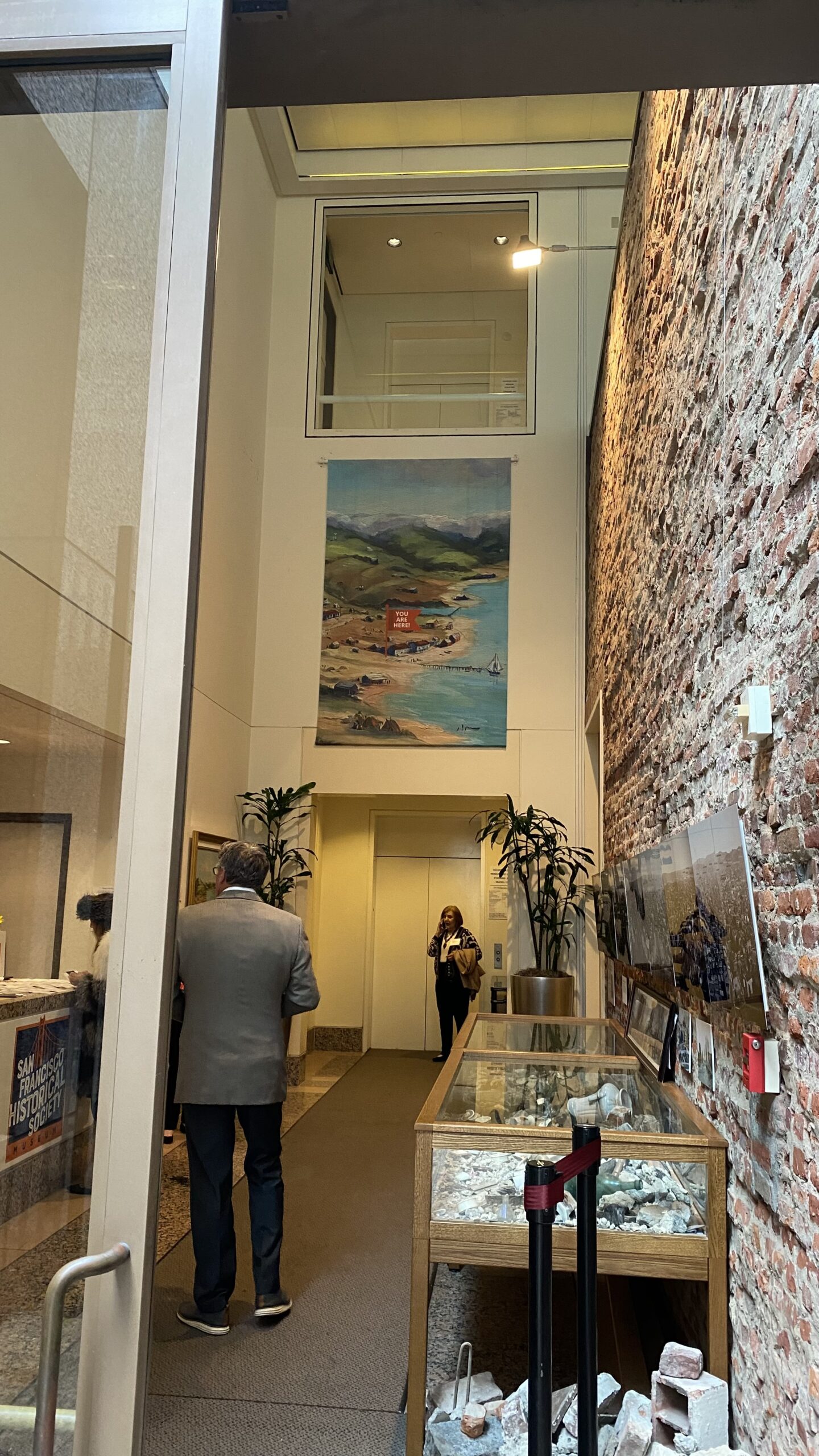 San Francisco Historical Society Museum reopening signage