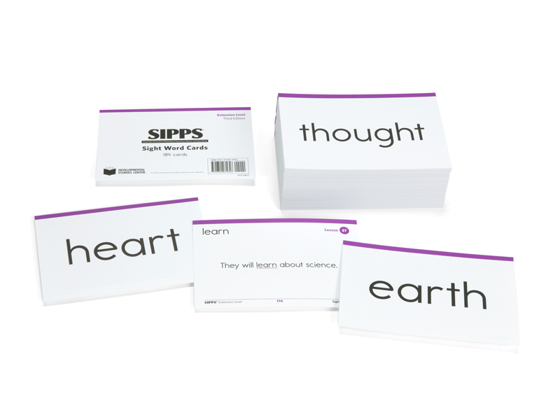 hand-held flash cards