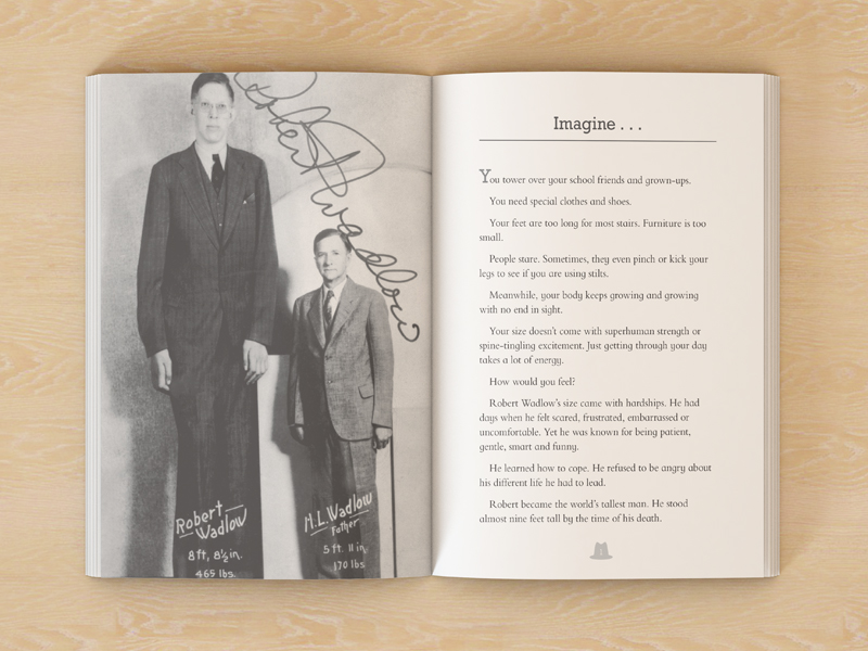 Robert Wadlow biography book pages